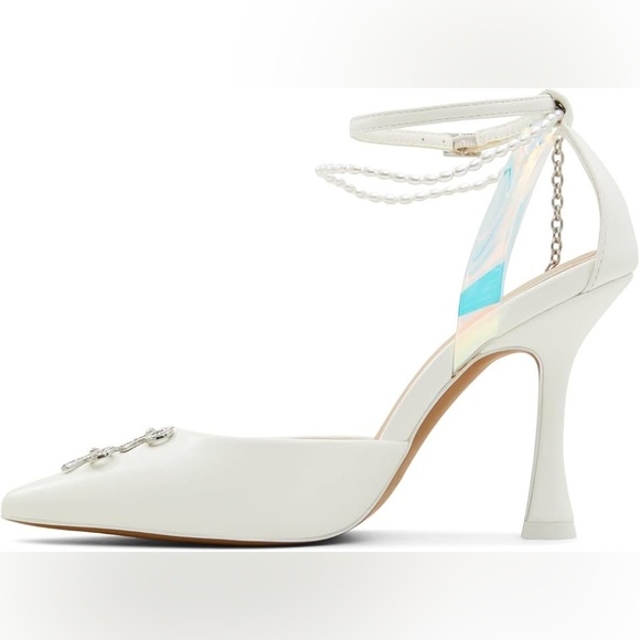 Call It Spring - Women's Sparkling Pump - white - size 10 - new - Picture 2 of 11